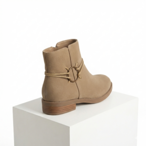 Botines de Gamuza Café